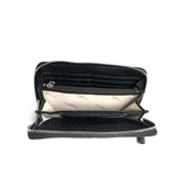 Leather wallet tassel inside